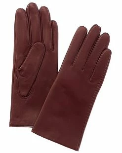 Phenix Cashmere-Lined Leather Gloves Women