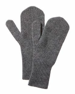 Phenix Solid Cashmere Mittens Women