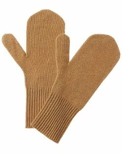 Phenix Solid Cashmere Mittens Women