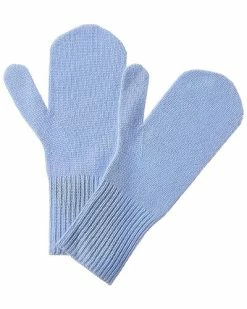 Phenix Solid Cashmere Mittens Women