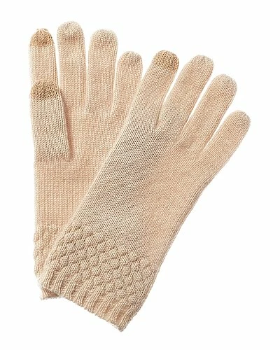 Phenix Honeycomb Detail Cashmere Gloves Women 3 Phenix Honeycomb Detail Cashmere Gloves Women