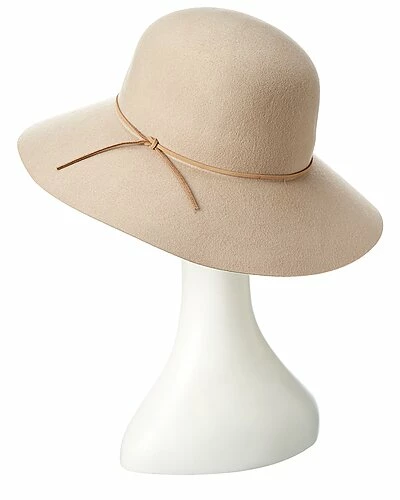 Phenix Round Crown Floppy Wool & Leather Hat Women 4 Phenix Round Crown Floppy Wool & Leather Hat Women - Image 2