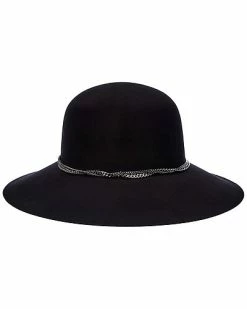Phenix Round Crown Floppy Wool Hat Women