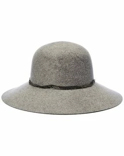Phenix Round Crown Floppy Wool Hat Women