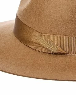 Phenix Wide Brim Wool Fedora Women Navy 15 Phenix Wide Brim Wool Fedora Women Navy -Apadana store online 1171361505 RLLD tan 3