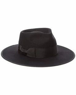 Phenix Curved Medium Brim Wool Fedora Women