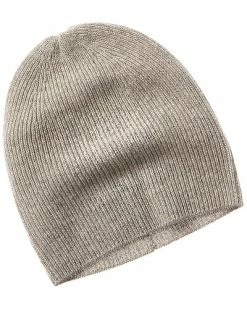 Phenix Ribbed Slouch Cashmere Hat Women