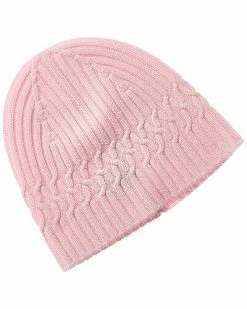 Phenix Ribbed Cable Cashmere Beanie Women