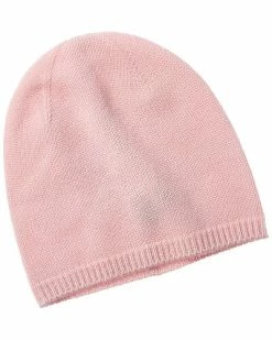 Phenix Solid Slouch Cashmere Beanie Women