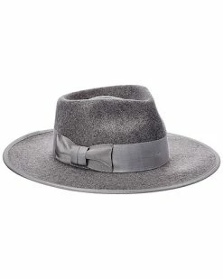 Phenix Curved Medium Brim Wool Fedora Women