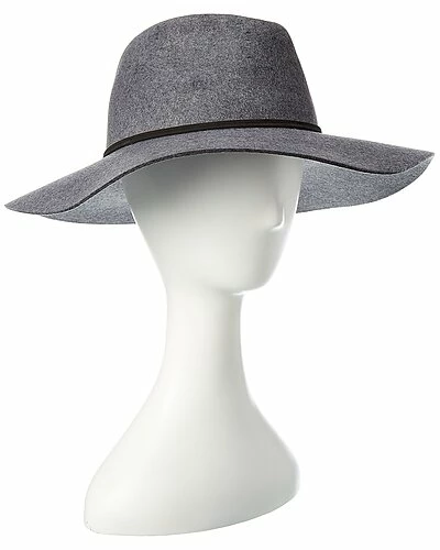 Phenix Wide-Brimmed Wool & Leather Fedora Women 3 Phenix Wide-Brimmed Wool & Leather Fedora Women