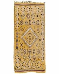 Apadana Mid-20th Century Moroccan Hand-Knotted Wool Rug Home