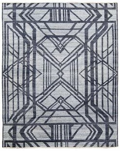 Apadana Modern Abstract Hand-Knotted Wool Rug Home