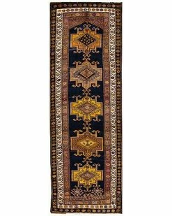 Apadana Mid-20th Century Azeri Hand-Knotted Wool Rug Home