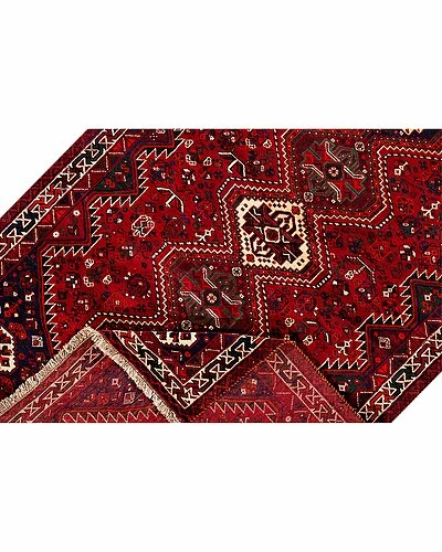 Apadana Vintage Persian Hand-Knotted Wool Rug Home 4 Apadana Vintage Persian Hand-Knotted Wool Rug Home - Image 2