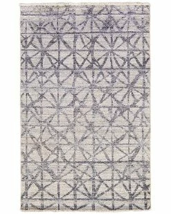 Apadana Modern Geometric Hand-Knotted Wool Rug Home