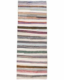 Apadana Mid-20th Century Kilim Hand-Woven Wool Rug Home