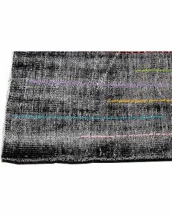 Apadana Vintage Overdyed Hand-Knotted Black Wool Rug Home -Apadana store online 3050332466 RLLD 3