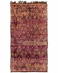 Apadana Mid-20th Century Geometric Hand-Knotted Wool Rug Home