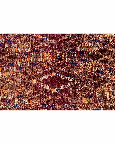 Apadana Mid-20th Century Geometric Hand-Knotted Wool Rug Home 5 Apadana Mid-20th Century Geometric Hand-Knotted Wool Rug Home - Image 3
