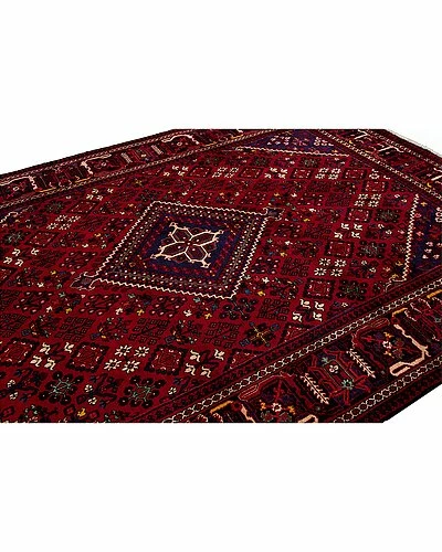 Apadana Vintage Persian Hand-Knotted Wool Rug Home 4 Apadana Vintage Persian Hand-Knotted Wool Rug Home - Image 2