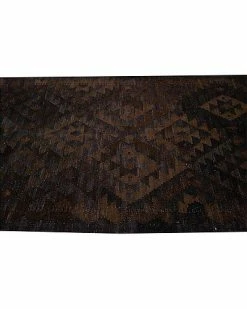 Apadana Modern Geometric Flatweave Black Wool Rug Home -Apadana store online 3050332522 RLLD 3