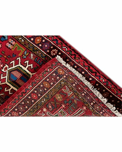 Apadana Vintage Persian Hand-Knotted Wool Rug Home 4 Apadana Vintage Persian Hand-Knotted Wool Rug Home - Image 2