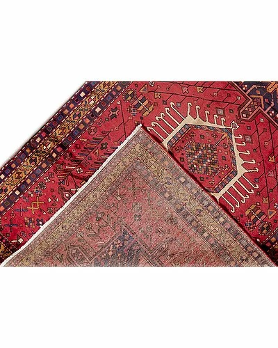 Apadana Vintage Persian Hand-Knotted Wool Rug Home 4 Apadana Vintage Persian Hand-Knotted Wool Rug Home - Image 2