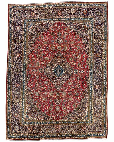 Apadana Vintage Persian Hand-Knotted Wool Rug Home 3 Apadana Vintage Persian Hand-Knotted Wool Rug Home