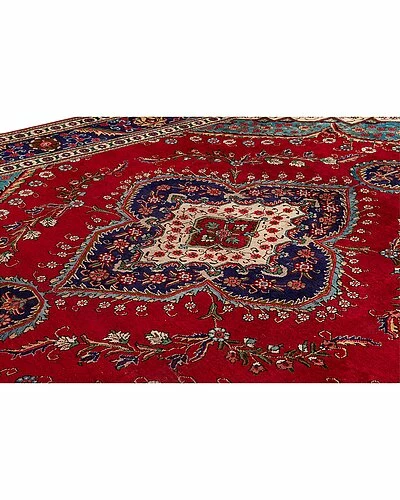 Apadana Vintage Persian Hand-Knotted Wool Rug Home 5 Apadana Vintage Persian Hand-Knotted Wool Rug Home - Image 3
