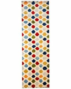 Apadana Moroccan Dots Hand-Knotted Wool Rug Home