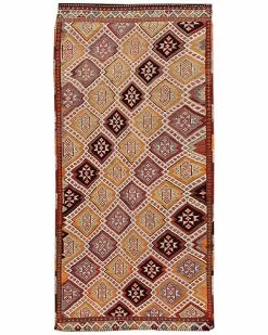 Apadana Mid-20th Century Sumak Hand-Woven Wool Rug Home