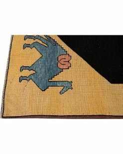 Apadana Mid-20th Century Art Deco Hand-Knotted Black Wool Rug Home 7 Apadana Mid-20th Century Art Deco Hand-Knotted Black Wool Rug Home -Apadana store online 3050332604 RLLD 3