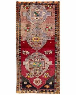 Apadana Mid-20th Century Azeri Hand-Knotted Wool Rug Home