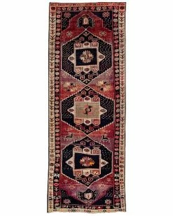 Apadana Mid-20th Century Azeri Hand-Knotted Wool Rug Home