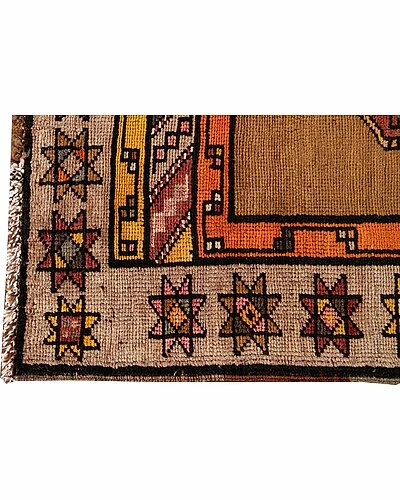 Apadana Mid-20th Century Azeri Hand-Knotted Wool Rug Home 5 Apadana Mid-20th Century Azeri Hand-Knotted Wool Rug Home - Image 3