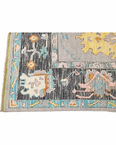 Apadana 21st Century Oushak Hand-Knotted Wool Rug Home 5 Apadana 21st Century Oushak Hand-Knotted Wool Rug Home - Image 3