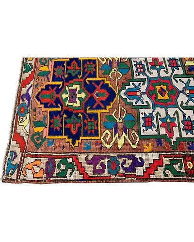 Apadana Mid-20th Century Turkish Hand-Knotted Wool Rug Home 5 Apadana Mid-20th Century Turkish Hand-Knotted Wool Rug Home - Image 3