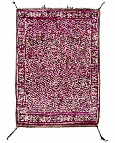 Apadana Mid-20th Century Moroccan Hand-Knotted Wool Rug Home 3 Apadana Mid-20th Century Moroccan Hand-Knotted Wool Rug Home