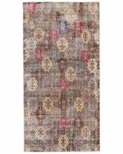 Apadana Mid-20th Century Geometric Hand-Knotted Wool Rug Home 3 Apadana Mid-20th Century Geometric Hand-Knotted Wool Rug Home