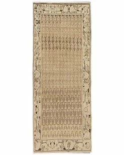 Apadana Antique Floral Hand-Knotted Wool Rug Home