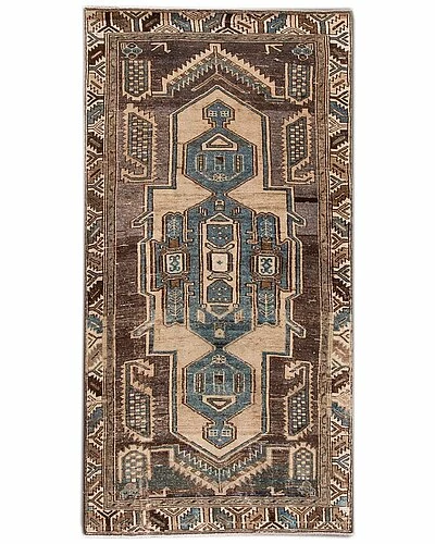 Apadana Vintage Distressed Hand-Knotted Wool Rug Home 3 Apadana Vintage Distressed Hand-Knotted Wool Rug Home