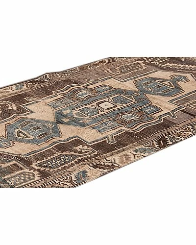 Apadana Vintage Distressed Hand-Knotted Wool Rug Home 4 Apadana Vintage Distressed Hand-Knotted Wool Rug Home - Image 2