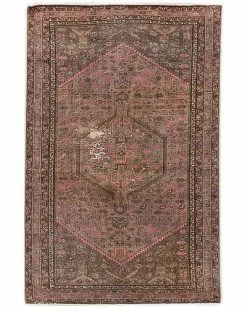 Apadana Vintage Distressed Hand-Knotted Wool Rug Home
