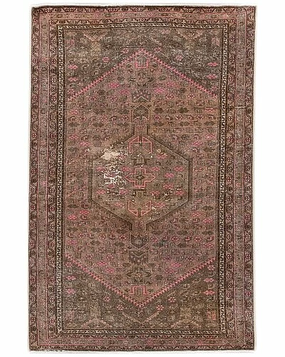 Apadana Vintage Distressed Hand-Knotted Wool Rug Home 3 Apadana Vintage Distressed Hand-Knotted Wool Rug Home