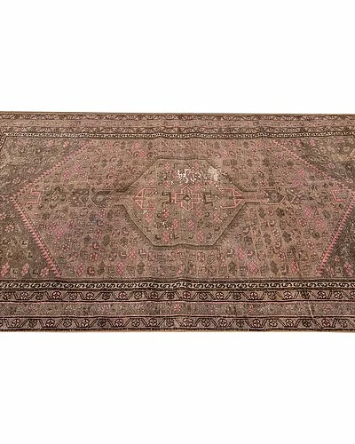Apadana Vintage Distressed Hand-Knotted Wool Rug Home 4 Apadana Vintage Distressed Hand-Knotted Wool Rug Home - Image 2