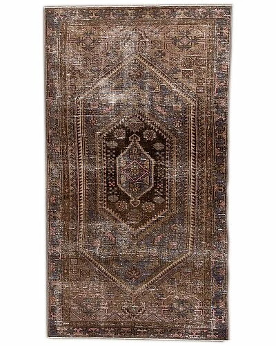 Apadana Vintage Distressed Hand-Knotted Wool Rug Home 3 Apadana Vintage Distressed Hand-Knotted Wool Rug Home