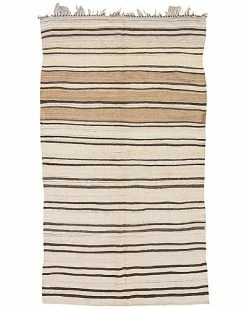 Apadana Vintage Kilim Hand-Woven Wool Rug Home