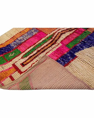 Apadana Vintage Moroccan Hand-Knotted Wool Rug Home 5 Apadana Vintage Moroccan Hand-Knotted Wool Rug Home - Image 3