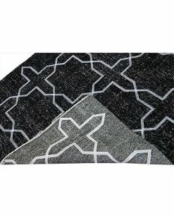 Apadana Modern Turkish Hand-Knotted Black Wool Rug Home -Apadana store online 3050426981 RLLD 3